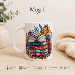 Mug 1 option for The Cosy Chapter with Mug book gift box