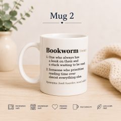Mug 2 option for The Cosy Chapter with Mug book gift box